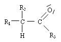 La molécule d'aldéhyde ou de cétone