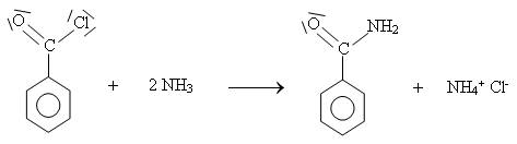 Réaction d'obtention d'un amide'