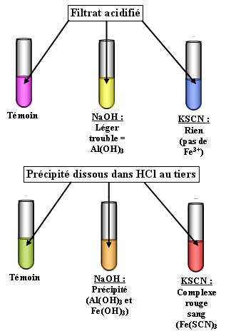 Caractérisation des précipités et complexe