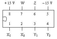 Schéma du multiplicateur AD633JN