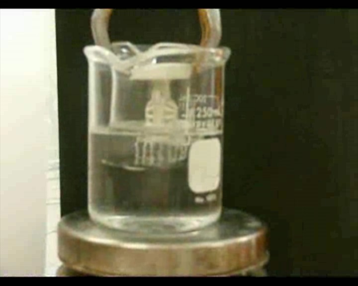 dismutation eau oxygénée par disque platine