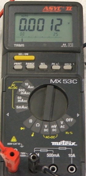 Multimètre Metrix TRMS mx53c