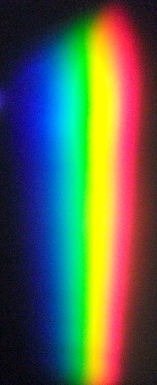 Spectre obtenu avec un prisme